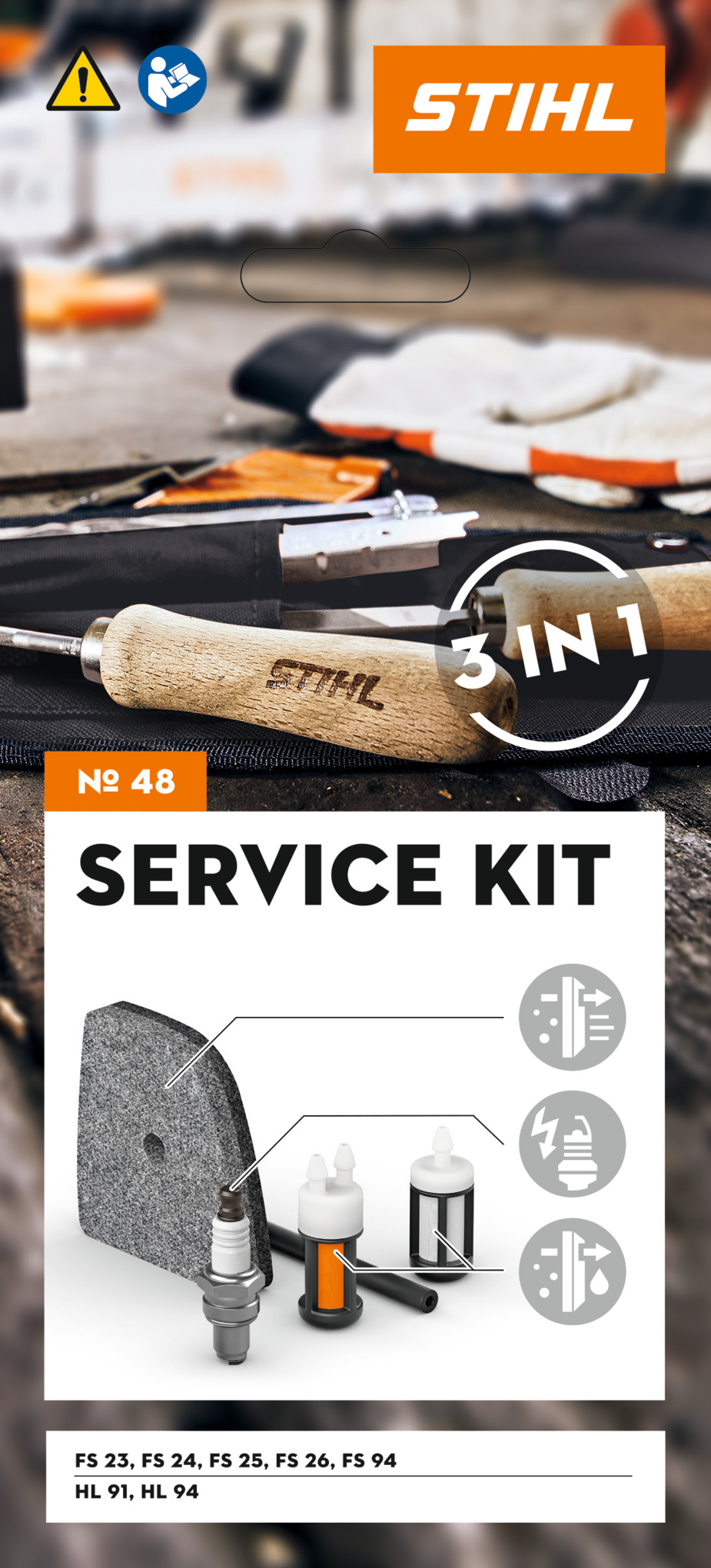 Service Kit 48 pour FS 23, FS 24, FS 25, FS 26, FS 94, HL 91 et HL 94